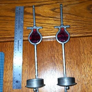Pair of candle sconces